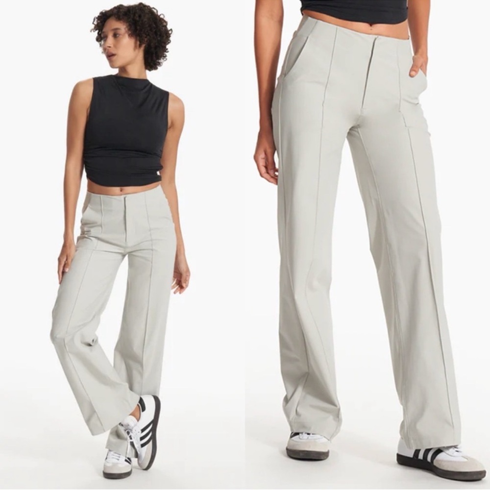 Vuori Meta Wideleg Pants in Vapor